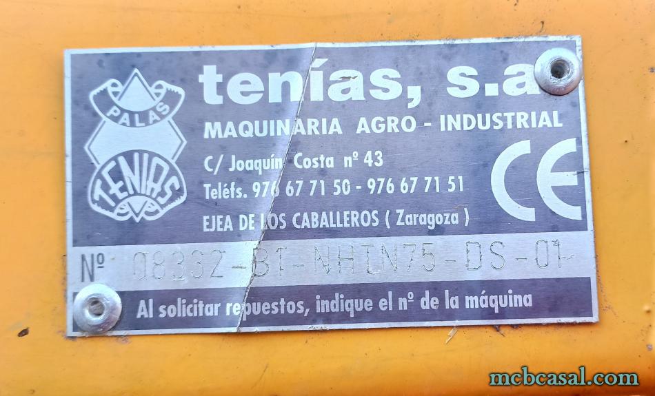 Pala Tenías B1 serie 200 13 Pala Tenías B1 serie 200 13